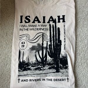 Graphic Tee with Desert Print
